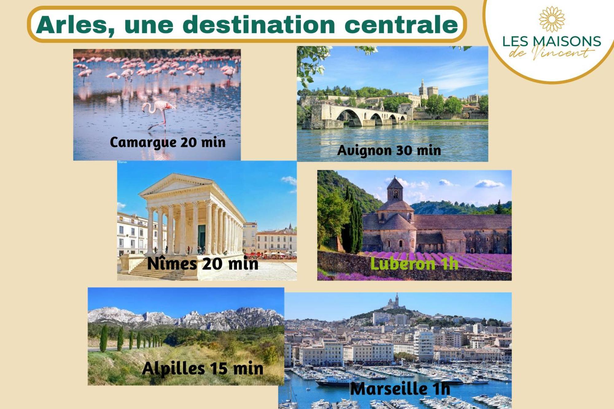 Appart 120 m2 entre gare, arènes, tour Luma clim Arles Extérieur photo